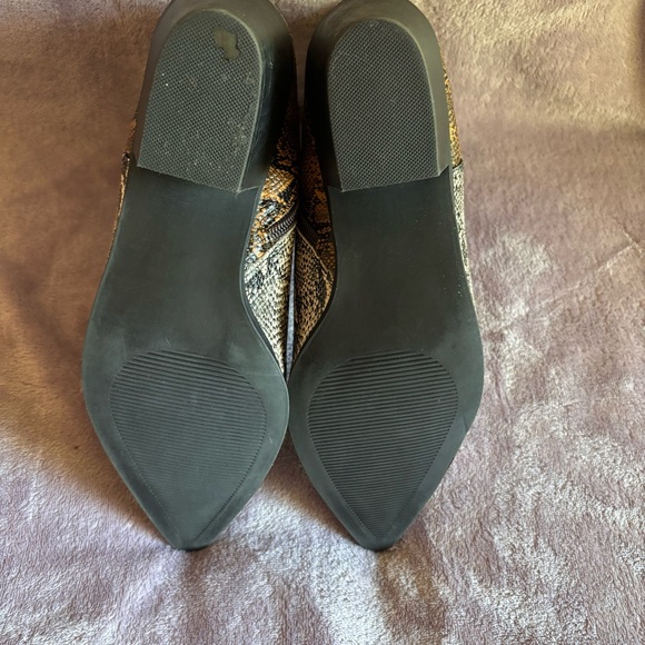 Just Fab Women's Western Boots Bootie Snakeskin size 8 - Picture 8 of 10